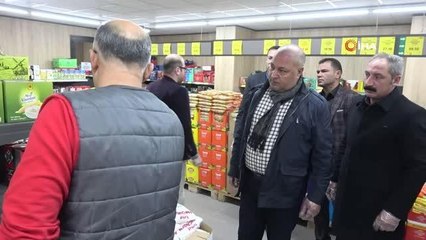 Belediye başkanından zincir marketlere denetim