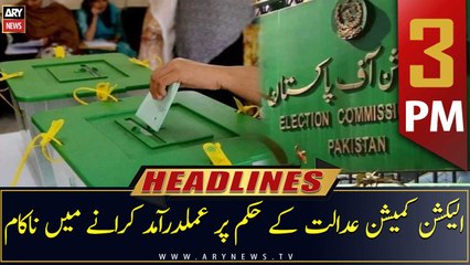 ARY News | Prime Time Headlines | 3 PM | 31st December 2022