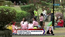 Ilang pamilya, magbabagong taon sa Luneta | 24 Oras Weekend Weekend