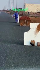 Man blocks unsafe road, goes viral