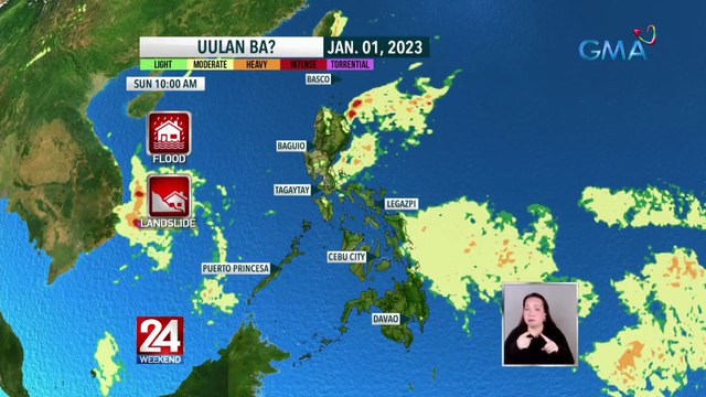 Maraming bahagi pa rin ng bansa ang magbabagong taon na masama ang panahon | 24 Oras Weekend