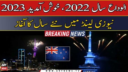 New Zealand welcomes 2023 with fireworks and light show