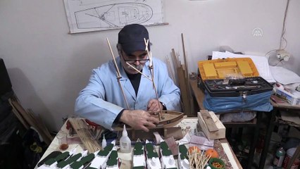 Türkiye'nin 'en yaşlı ili'nde emekliler maket gemi işine merak sardı