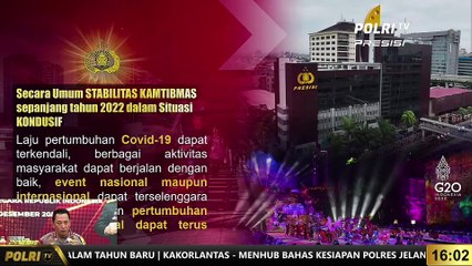 PRESISI UPDATE KONFERENSI PERS RILIS AKHIR TAHUN POLRI 2022