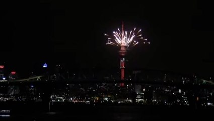 New Zealand rings in new year with stunning fireworks and light show over Auckland