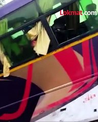 विद्यार्थिनींची सहलीची बस पुलावरून कोसळली