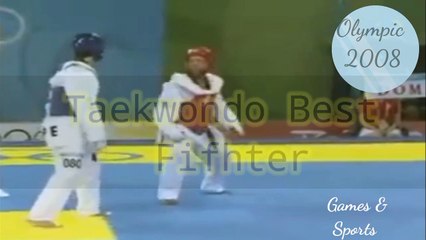 Taekwondo Fighting Scene,