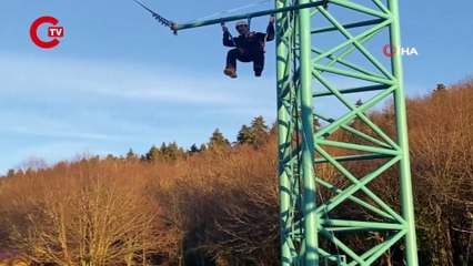 Bu salıncağa binmek yürek istiyor