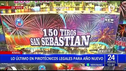 Feria San Sebastián: pirotécnicos con autorización pueden costar desde S/2 hasta S/600
