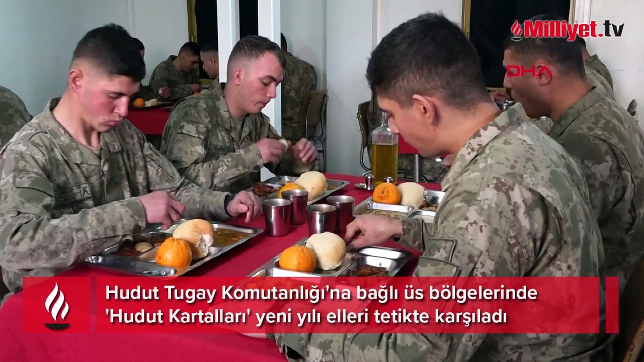 Irak sınırının sıfır noktasında! Yeni yılı elleri tetikte karşıladılar