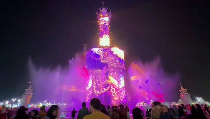 New Year 2023: Laser show at Sheikh Zayed Festival in  Abu Dhabi