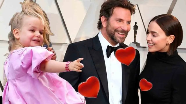 They're Closer Than Ever Baby Lea blushed as she watched Irina Shayk and Bradley Cooper's PDA