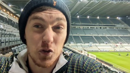 Video herunterladen: Newcastle United 0-0 Leeds United: Dominic Scurr reaction