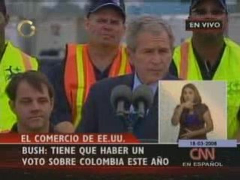 Bush y Chavez