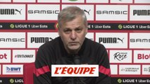 Genesio : « J'espère que ce n'était qu'un accident » - Foot - L1 - Rennes