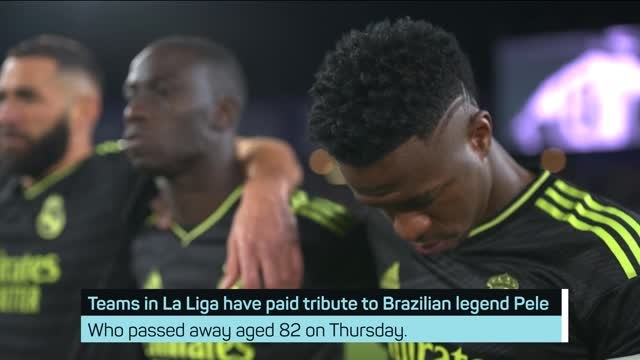 La Liga clubs pay tribute to Brazilian legend Pele