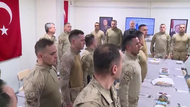 Cumhurbaşkanı Erdoğan, Tendürek Modüler Üs Bölgesi'ndeki jandarmaların yeni yılını kutladı