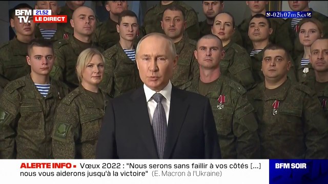 Vladimir Poutine: Ensemble, nous allons surmonter tous les obstacles (...) et nous allons gagner