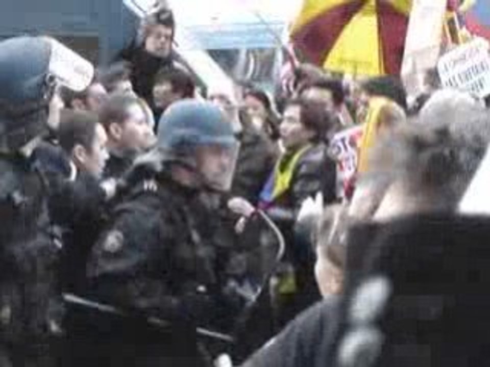 manifestation tibétaine à Paris
