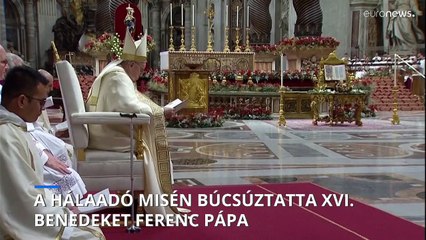 Ferenc pápa: XVI. Benedek ajándék volt a világnak
