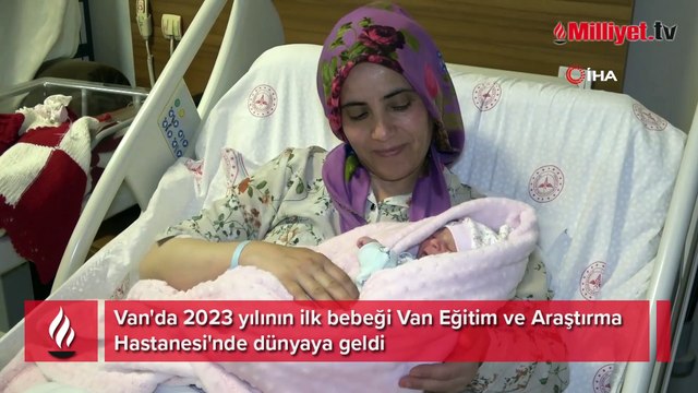 Yeni yılın ilk bebeği dünyaya geldi