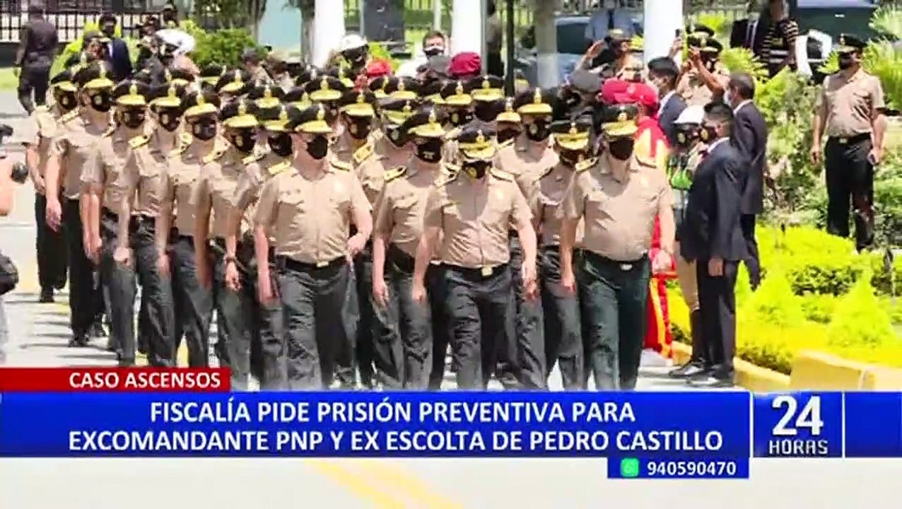 Caso ascensos PNP: Fiscalía pide prisión preventiva contra excomandante general Javier Gallardo