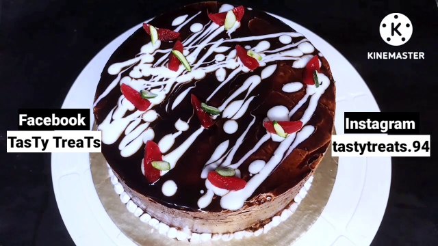 Chocolate Ganache Cake Recipe (Easy Recipe)///Chocolate Cream Cream Recipe///Chocolate Ganache Cake Recipe At Home