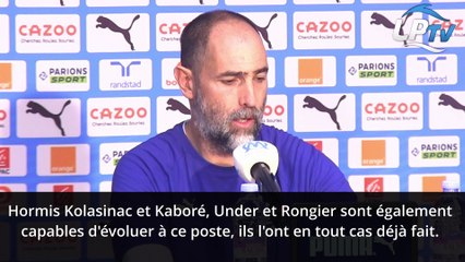 OM : Tudor évoque deux possibilités pour jouer en pistons.