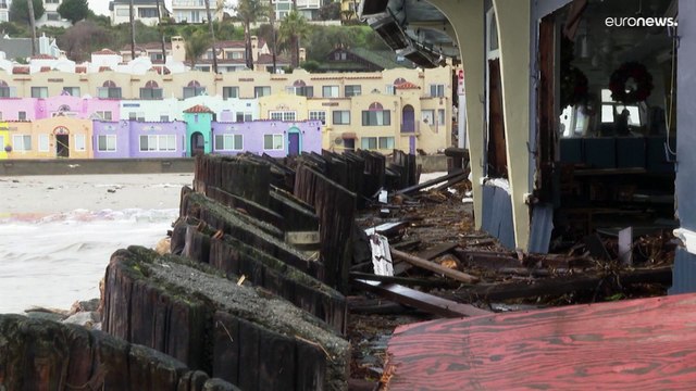 Devastador ciclón boma en California, deja dos muertos y 180 000 usuarios sin electricidad