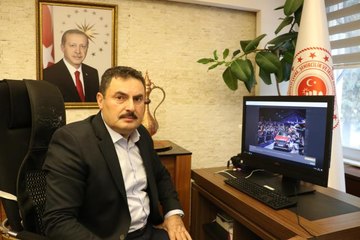 Sumbas Belediye Başkanı Demiroğlu, AA'nın "Yılın Fotoğrafları" oylamasına katıldı