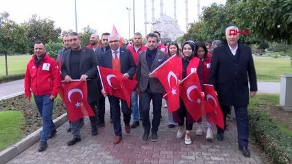 TÜRK KIZILAYI ADANA ŞUBESİ, SARIKAMIŞ ŞEHİTLERİ İÇİN YÜRÜDÜ