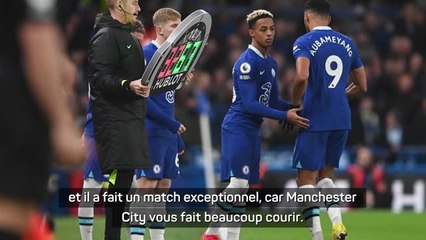 19e j. - Potter explique le remplacement d'Aubameyang