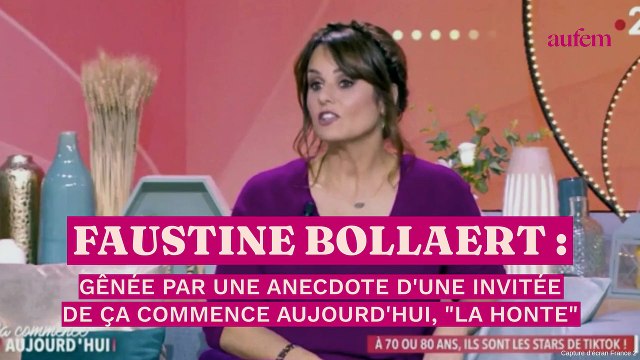 Faustine Bollaert gênée par une anecdote d'une invitée de Ça commence aujourd'hui : La honte !