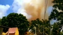 Incendio en Tacuarembó, cerca del Barrio Godoy (ya está controlado) 05/01/2023