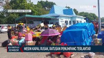 Kapal Rusak, Calon Penumpang Terlantar di Pelabuhan Kalianget