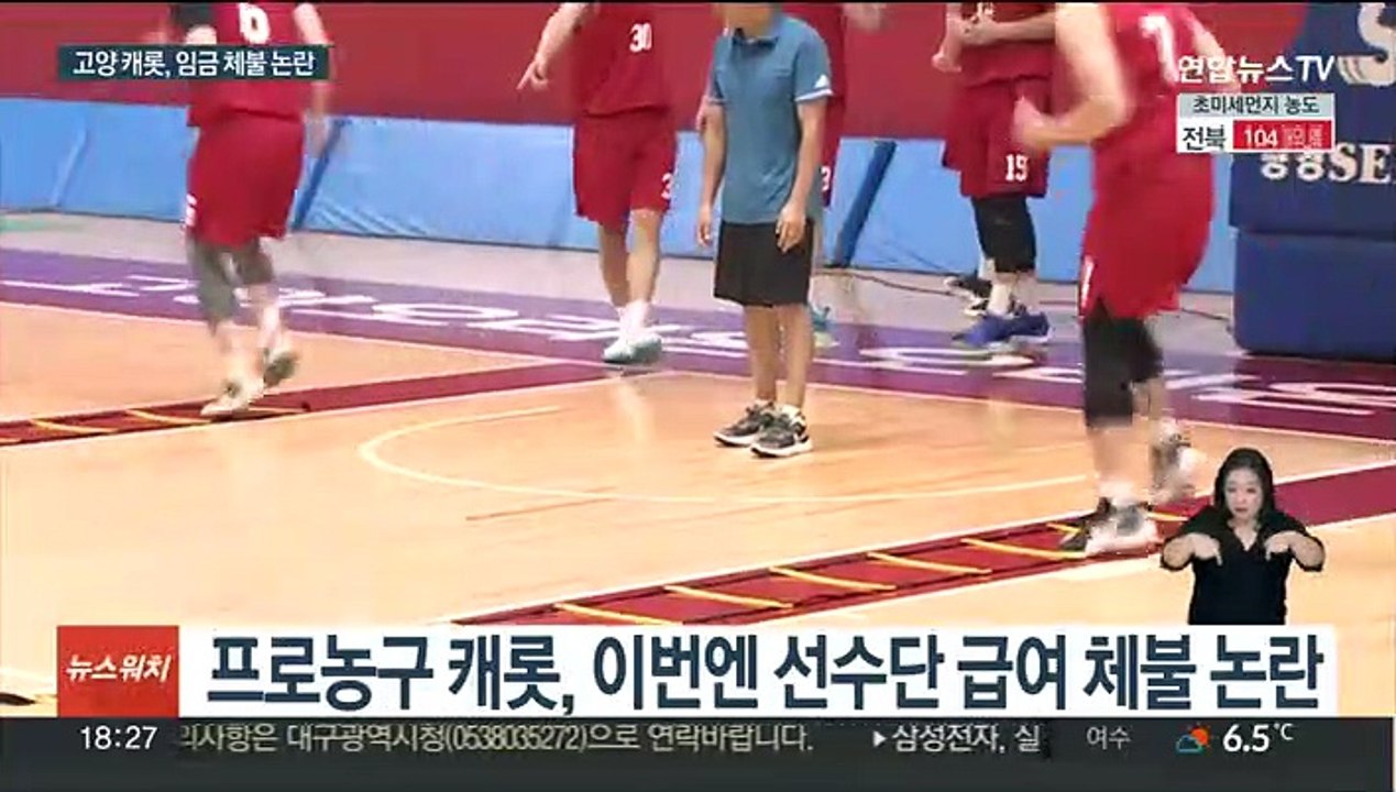 '가입비 지연 납부' 고양 캐롯…이번엔 임금 체불 논란