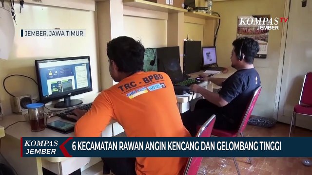 6 Kecamatan di Jember Rawan Angin Kencang dan Gelombang Tinggi