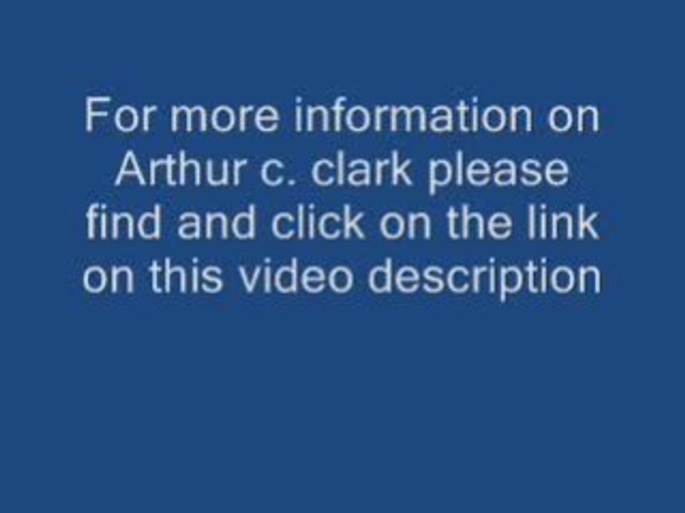 arthur c. clarke