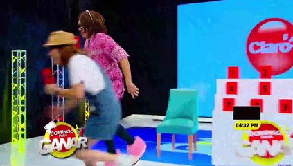 DOÑA JEFRA Y GARZONA HACIENDO RELAJO EN TODO EL SET Y CON EL PUBLICO