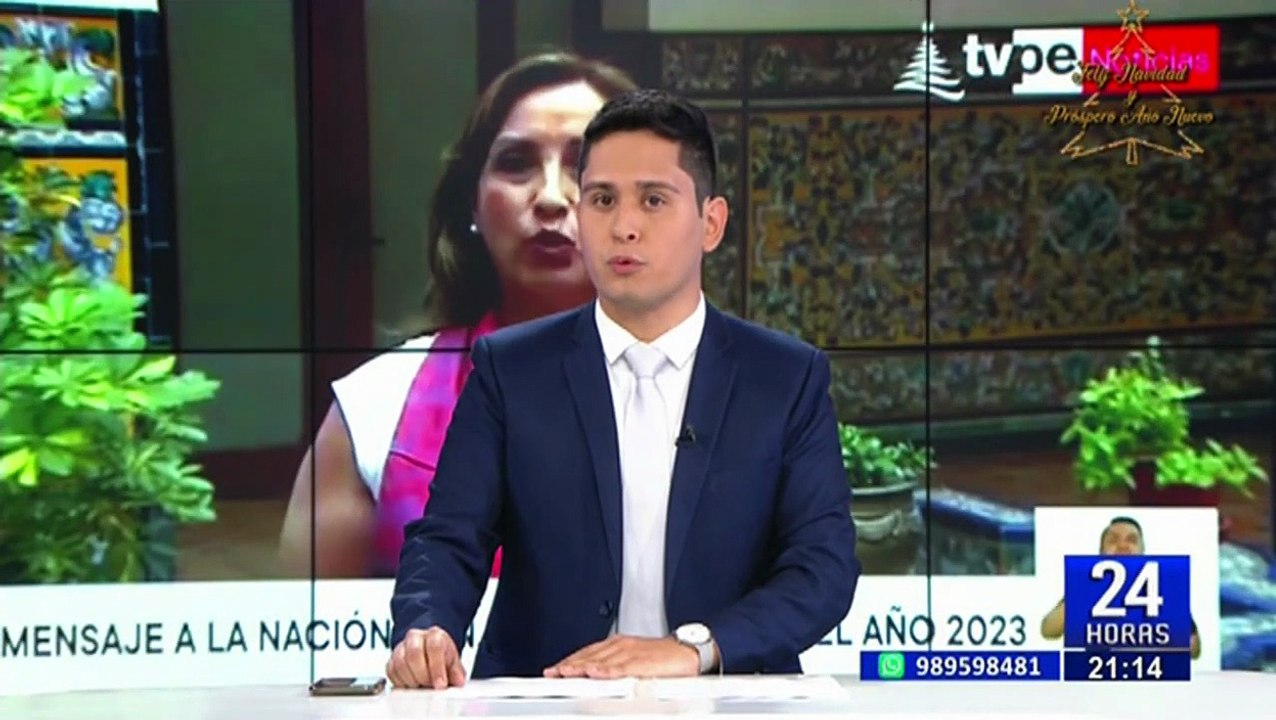 Dina Boluarte: "El 2023 tiene que ser el año de la paz social y del diálogo"