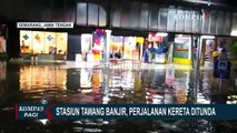 Stasiun Tawang Semarang Direndam Banjir, Perjalanan Kereta Ditunda!