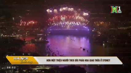 Thế giới đón năm mới bằng những màn pháo hoa rực rỡ