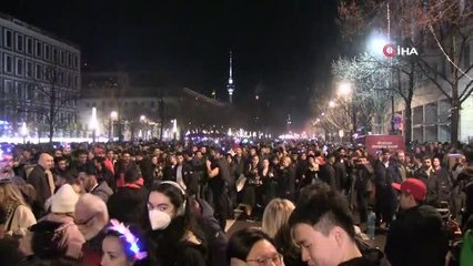 Almanya yeni yıla coşkuyla girdi