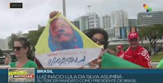 Lula asumirá tercer mandato como presidente de Brasil este domingo