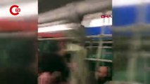 Ortaköy ve Yenikapı  metro istasyonunda tekmeli yumruklu kavga