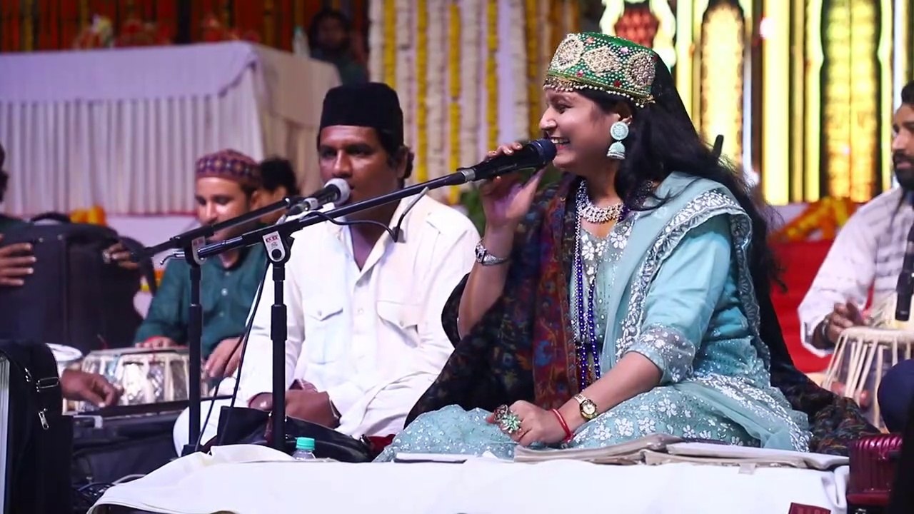 मनक़बत ग़रीब नवाज़ [geeta chishti]  sair-e-gul faroshanफूलवालों की सैर 2022 नई दिल्ली mo 9899305173