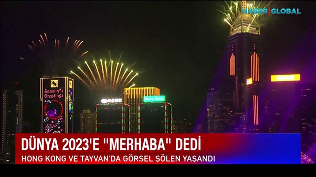 Dünya 2023'e böyle 'merhaba' dedi: İşte dünyadan yeni yıl kutlamaları
