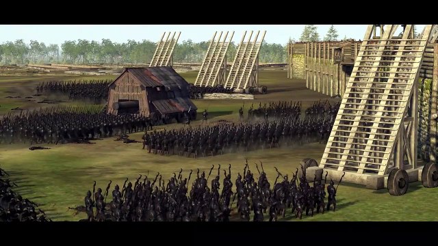 MirkWood Elves Vs Mordor Orcs 15,000 Unit Lord of the Rings Cinematic battle