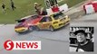 Race car crashes, kills spectator in Pasir Salak circuit