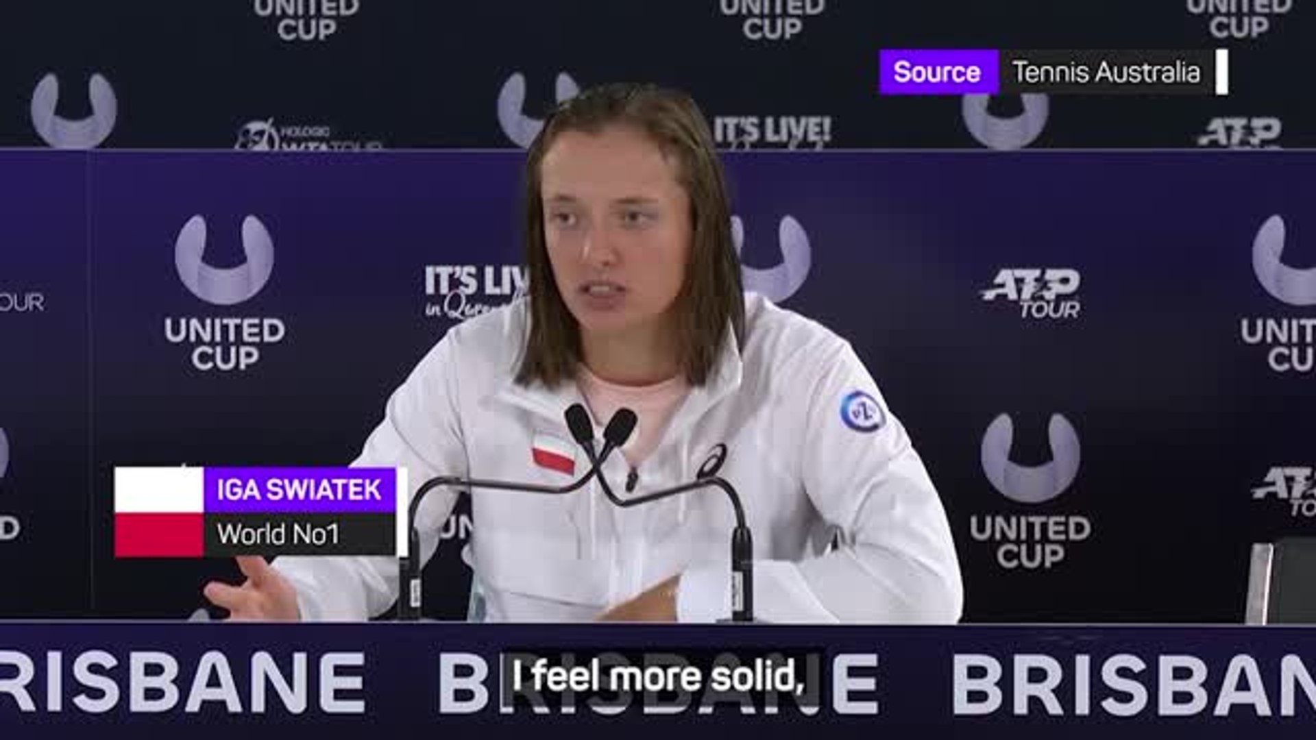 ⁣Swiatek ready for a more 'stable' 2023